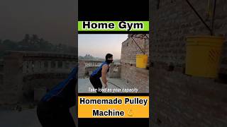 Homemade Pulley Machine 💪 shorts [upl. by Allecsirp]