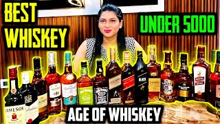 Best Whisky under Rs 5000 in India  Smooth Whiskey  Alcohol Series Part4 [upl. by Alinna]