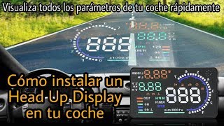 QUÉ ES Y CÓMO INSTALAR UN HUD CAR HEAD UP DISPLAY [upl. by Anina]