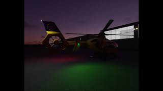 MSFS 2020  H135 Mod  US style strobe lights test [upl. by Waters]