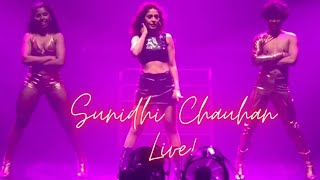 Sunidhi Chauhans Fiery Fusion LIVE Saki Saki Re Sheela Ki Jawani Hips Dont Lie sunidhichauhan [upl. by Eachern]