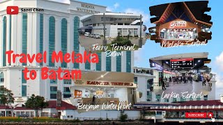 TRAVEL VLOG FROM MELAKA TO BATAM  LARKIN SENTRAL  BERJAYA WATERFRONT FERRY TERMINAL  BATAM CENTRE [upl. by Osner]