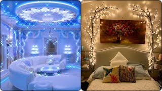 Bedroom Decorating Ideas 2023 Led Lights Bedroom Ideas  Bedroom Makeover  Home Decor [upl. by Zindman]