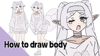 How to draw body [upl. by Akcimat]