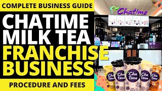 CHATIME MILK TEA Franchise Business Ideas  Franchise Republic [upl. by Tinya676]