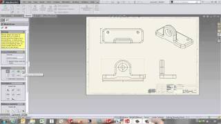 SOLIDWORKS  Inserting Model Dimensions into a Drawing [upl. by Nylsirhc565]