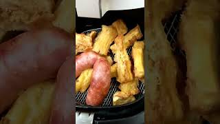 Como fazer mandioca frita na Air Fryer Dicas úteis 1000 veja só aipim macaxeira mandioca [upl. by Alyaj35]