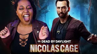 NICOLAS CAGE IS THE GREATEST SURVIVOR IN DEAD BY DAYLIGHT EVER [upl. by Ainirtak]