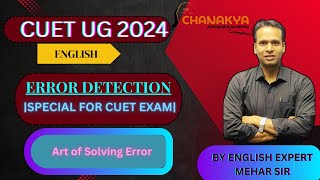 CUET UG 2024  ERROR DETECTIONCORRECTIONENGLISHGRAMMARWITH TRICKSBY MEHAR SIR CPA MBD [upl. by Loren664]