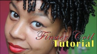 Finger Coils Tutorial [upl. by Enattirb]