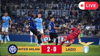 Live Inter Milan vs Lazio live score Italian Serie A Today Football Live [upl. by Arratoon]