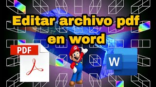 COMO CONVERTER PDF PARA WORD FÁCIL [upl. by Schroeder140]