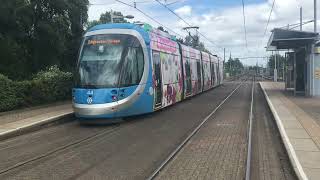 West Midlands Metro Thursday 4th July 2024 Wednesbury Parkway [upl. by Marjorie]