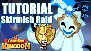 Tutorial Skirmish Raid Cuma Pakai 2 Tim AJA 🤣  COOKIE RUN KINGDOM [upl. by Adlen]