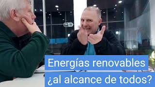 ¿Energías renovables solo para ricos [upl. by Namrac]