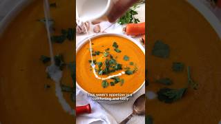 Easy Carrot Ginger Soup onepot meal [upl. by Aneert]