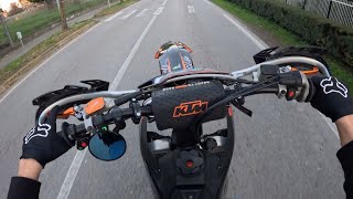 raduno a luci blu 👮  fullgas ktm sx 125  beta rr 125  fantic xe 125 [upl. by Enobe]