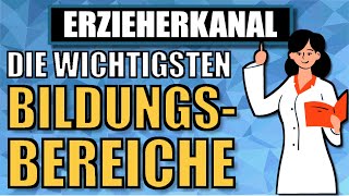 Die 10 BILDUNGSBEREICHE  Bereiche der Bildung in Kindergarten und Co  ERZIEHERKANAL [upl. by Nilesoy]