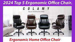 2024 Top 5 Ergonomic Office Chair Home Office Chair Reviews amp Buying Guide [upl. by Odysseus]