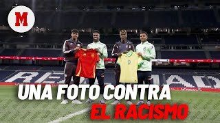 Vinicius Lamine Yamal Rodrygo y Nico Williams se unen contra el racismo [upl. by Noivad354]