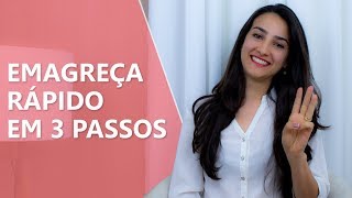 3 passos para emagrecer de forma rápida • Nutrição • Casule Saúde e Bemestar [upl. by Rikahs]