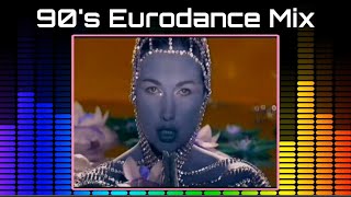 90s NonStop Eurodance Video Mix Cher Snap Haddaway Corona La Bouche Aqua [upl. by Gnuh]