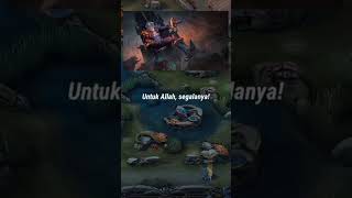 Kata kata Hero ML mobilelegends mlbbcreatorcamp mlbb shorts video motivation video sad [upl. by Mulford]