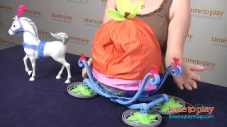 Disney Princess Cinderella Transforming Pumpkin Carriage from Mattel [upl. by Oibesue331]