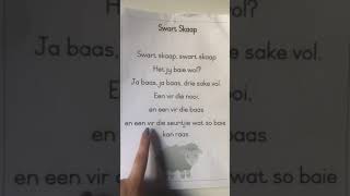 Grade 1 Afrikaans Swartskaap [upl. by Chelsie]