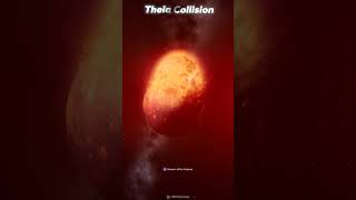 The Birth of Our Moon  EarthTheia Collision [upl. by Coltin]