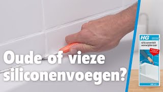 Siliconenkit en resten in je badkamer Makkelijk verwijderen met HG [upl. by Iyre]