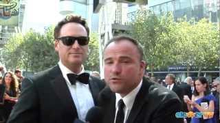 Todd J Greenwald amp David Deluise Talk quotWizardsquot at the Creative Arts Emmys [upl. by Annairam235]