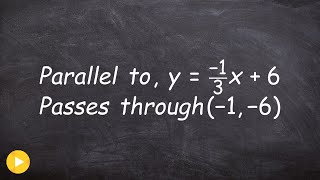 Find parallel lines through a given point [upl. by Evadne84]