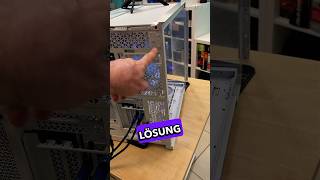 Corsair 6500 Scharnier Problem gelöst So geht’s Festsitzende Schraube Glas Tür pcbuilding pctips [upl. by Tallou]