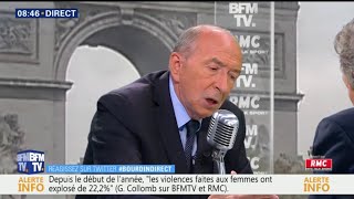 quotCest de la dictaturequot déclare Gérard Collomb à propos des attaques répétées visant des boucheries [upl. by Yalc]