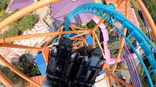 Tempesto 4K OnRide Back Busch Gardens Williamsburg [upl. by Llekcm]