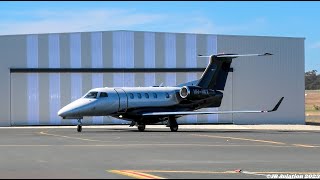 Embraer Phenom 300 Landing at Bendigo Airport [upl. by Kcirednek]