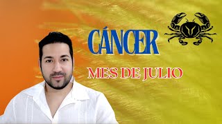 CÁNCER ♋️ MES DE JULIO DE 2024 🔮🍀☀️ [upl. by Gonsalve]