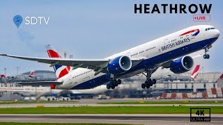 Heathrow Airport Live  EGLLLHR  19th March 2024 [upl. by Boggs763]