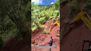 Forest Fire  Prevention Line Digging Process [upl. by Lasiaf]