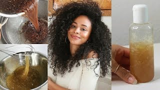 DIY 100 natürlicher LeaveIn » LeinsamenGel für gesunde Afrolocken [upl. by Lavro92]