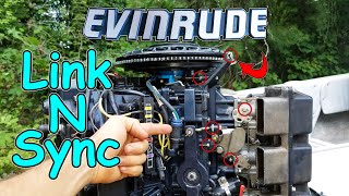 How To Link and Sync An Evinrude Outboard [upl. by Esyla]