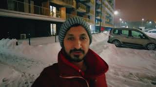 Krakow Snow  Indian in Poland  Best Place to Live  4K [upl. by Adnarim]