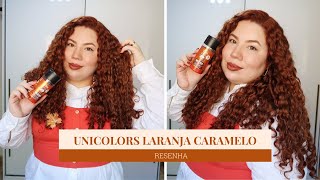 UNICOLORS MÁSCARA PIGMENTANTE LARANJA CARAMELO  MAGIC COLOR  ERIKA CIBELLE [upl. by Aniham]