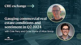 CRE Exchange Podcast  EP33  Gauging commercial real estate conditions and sentiment in Q2 2024 [upl. by Audley]