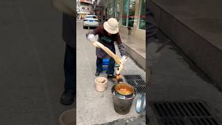 How to Make Maltose shorts china streetfood maltose barley sugar [upl. by Euqinot]