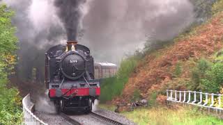 25 NYMR 290917 North Yorkshire Moors Railway 2017 Autumn Steam Gala  passenger train charter [upl. by Innig461]