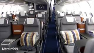 Lufthansa A330300 cabin tour V2 [upl. by Ioved]