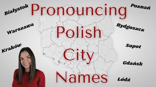 Polish Cities and their PRONUNCIATIONS [upl. by Emmery18]