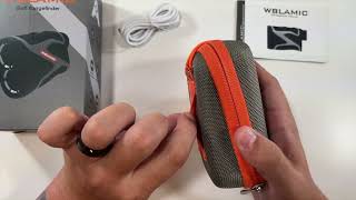 WBLAMIC 1100 Yard Golf Rangefinder Unboxing and Demo [upl. by Jadda936]